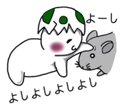 The egg on top of the head sticker #4781639