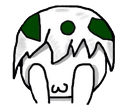 The egg on top of the head sticker #4781651