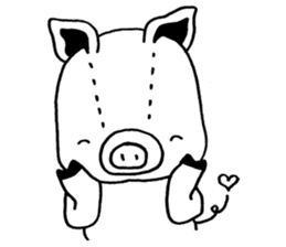 piggy is comming 3 sticker #4782240