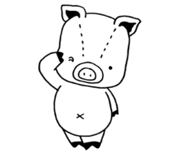 piggy is comming 3 sticker #4782241