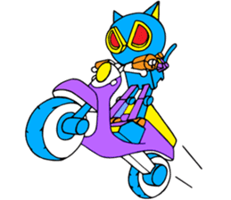 L robocat sticker #4782385