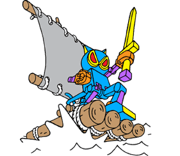 L robocat sticker #4782386