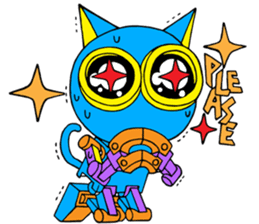 L robocat sticker #4782389
