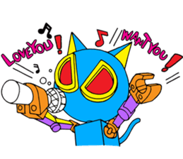 L robocat sticker #4782393