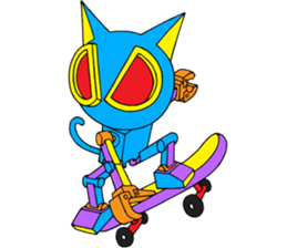 L robocat sticker #4782396
