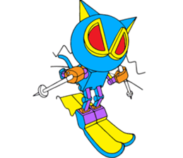 L robocat sticker #4782405