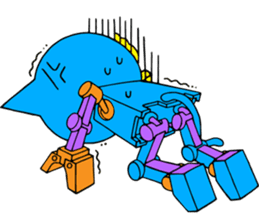 L robocat sticker #4782406