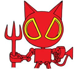 L robocat sticker #4782408