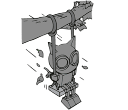 L robocat sticker #4782410