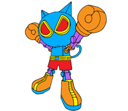 L robocat sticker #4782412