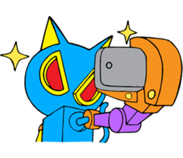 L robocat sticker #4782419