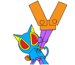 L robocat sticker #4782420