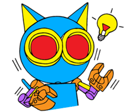 L robocat sticker #4782423