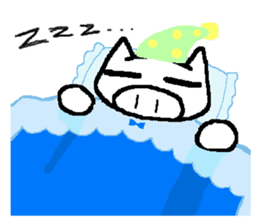 White pigs show their emotions. sticker #4782457