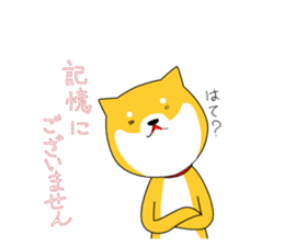 The faithful dog not a Shiba Inu sticker #4783075