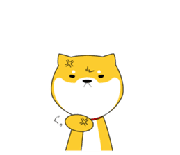 The faithful dog not a Shiba Inu sticker #4783077