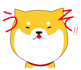 The faithful dog not a Shiba Inu sticker #4783078