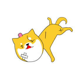 The faithful dog not a Shiba Inu sticker #4783090