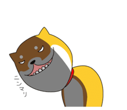The faithful dog not a Shiba Inu sticker #4783095