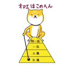 The faithful dog not a Shiba Inu sticker #4783099