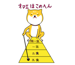 The faithful dog not a Shiba Inu sticker #4783099