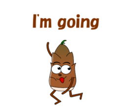 Conversation with bamboo shoots English sticker #4783109