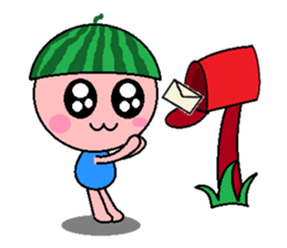 Watermelon Baby sticker #4783391