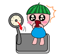 Watermelon Baby sticker #4783395