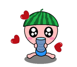 Watermelon Baby sticker #4783397