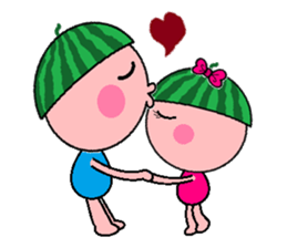 Watermelon Baby sticker #4783408