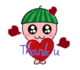 Watermelon Baby sticker #4783422