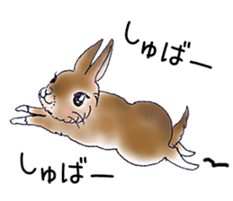 Small Rabbit strange dream sticker #4783565