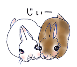Small Rabbit strange dream sticker #4783566