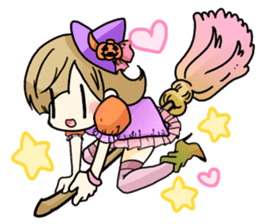 Halloween Girl sticker #4783750
