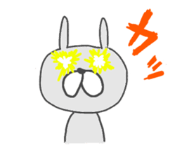 Ogyaa-chan rabbit 2. sticker #4783789