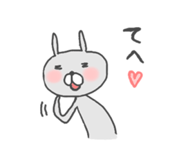 Ogyaa-chan rabbit 2. sticker #4783819