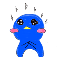Yuruheta penguin? Pen Taro sticker #4784307