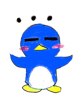 Yuruheta penguin? Pen Taro sticker #4784310