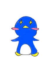 Yuruheta penguin? Pen Taro sticker #4784317
