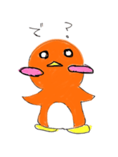 Yuruheta penguin? Pen Taro sticker #4784340