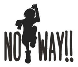 shadows  -living things in black- sticker #4785394