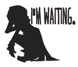 shadows  -living things in black- sticker #4785409