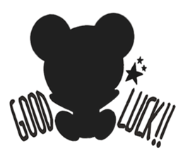 shadows  -living things in black- sticker #4785410