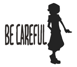 shadows  -living things in black- sticker #4785417