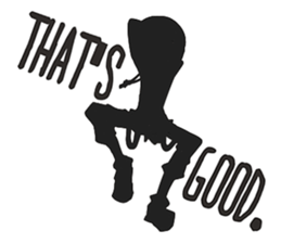 shadows  -living things in black- sticker #4785419