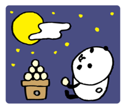 Every day of a panda in September sticker #4786636
