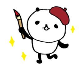 Every day of a panda in September sticker #4786642