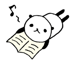 Every day of a panda in September sticker #4786645