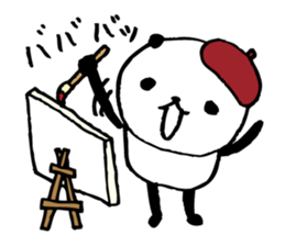 Every day of a panda in September sticker #4786646