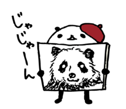 Every day of a panda in September sticker #4786654